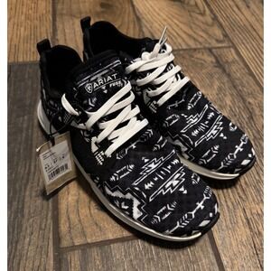 Ariat Black and White Patterned Women's Sneakers